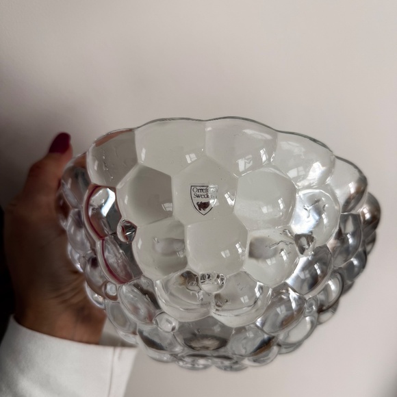 Orrefors Sweden Raspberry Small Bowl - Picture 7 of 9